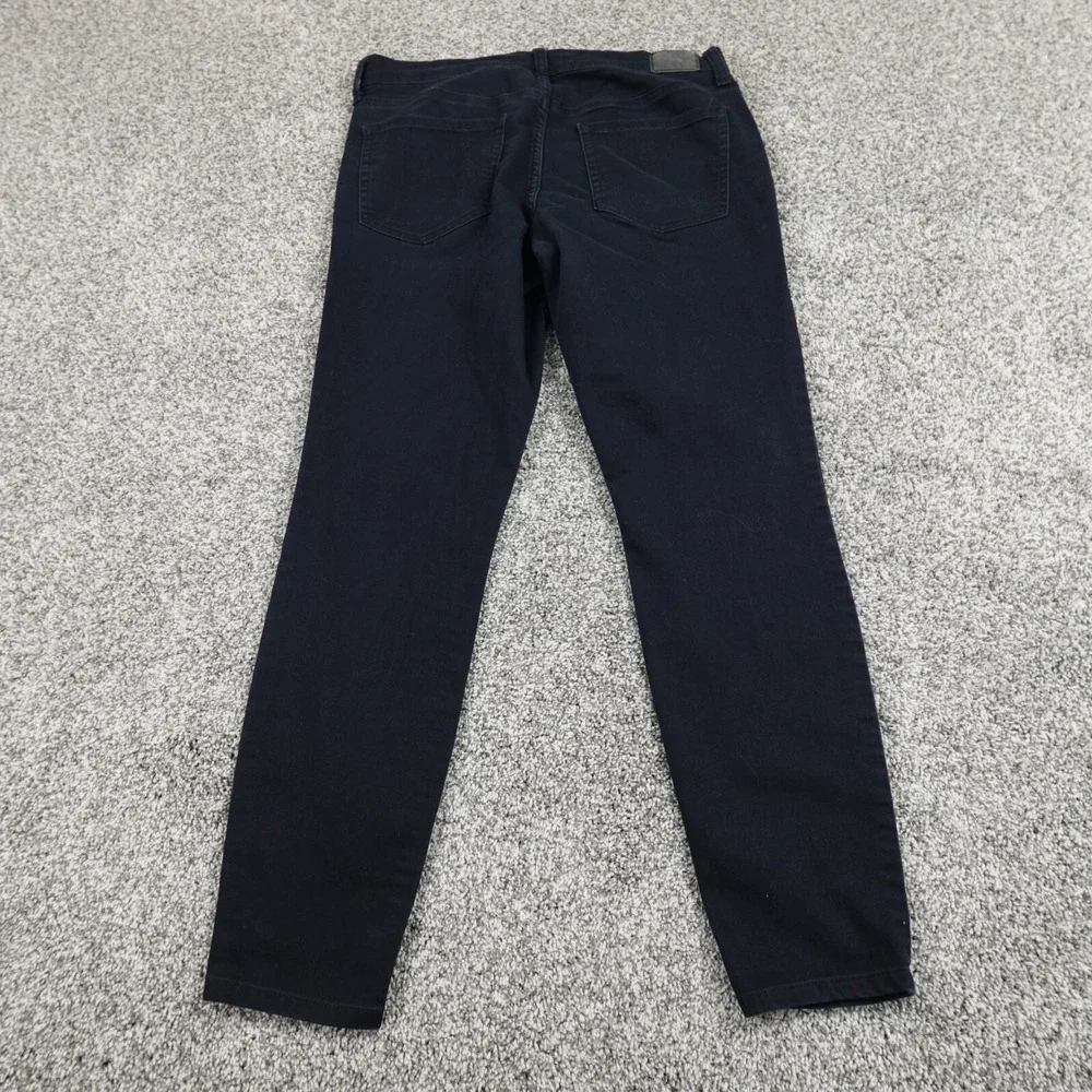 Aeropostale Jeans Womens 10 Dark Blue Denim Pants High Rise Jegging Flex Stretch